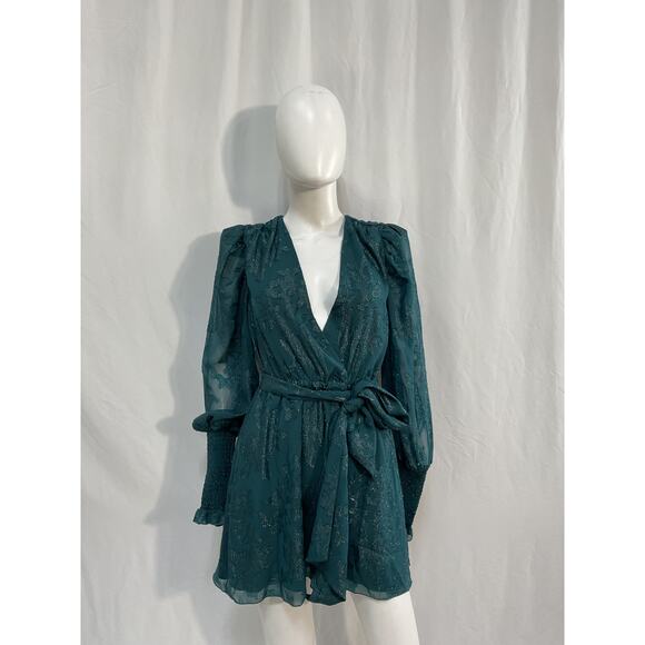 House Of Harlow 1960 x Revolve 'Sumner' Blue Polyester Mini Dress Size S - Picture 2 of 5